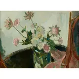 Alick Riddell Sturrock, STILL-LIFE ON A TABLE TOP, oil on canvas
