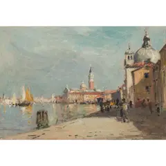 Archibald David Reid, VENICE, oil on board