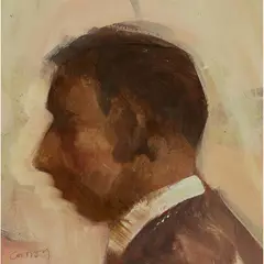 Stephen Conroy, HEAD STUDY, mixed media