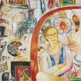 John Bellany, PORTRAIT OF PETER FULLER, oil on canvas