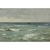 Joseph Henderson, THE OPEN SEA WITH DISTANT FISHING BOATS
