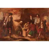 William Quiller Orchardson, PRINCE CHARLES EDWARD AND THE CATHERANS, oil on canvas