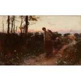 Thomas Austen Brown, HOMEWARD BOUND, oil on canvas