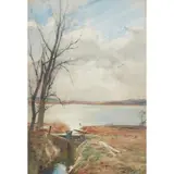 Tom Scott, THE SLUICE GATE, watercolour