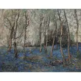 William Alfred Gibson, BLUEBELL WOODS, oil on board