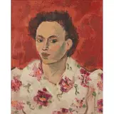 Anne Estelle Rice, LA JEUNE FILLE, oil on board