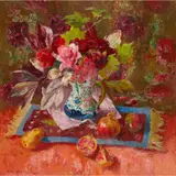 Mary Nicol Neill Armour, STILL LIFE WITH POMEGRANATES
