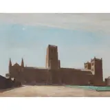 Sir David Young Cameron, DURHAM CATHEDRAL, oil on canvas