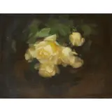Stuart Park, A STILL LIFE OF YELLOW ROSES