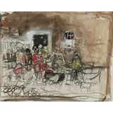 Joan Eardley, CHILDREN PLAYING IN THE STREET
