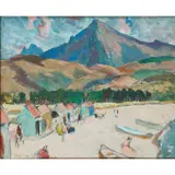 John Maclauchlan Milne, BEACH HUTS, BRODICK BAY