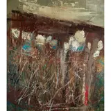 Joan Eardley, THISTLEDOWN CATTERLINE, Oil on board