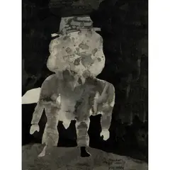 Lucebert, Very Strong, 1959, ink and wash
