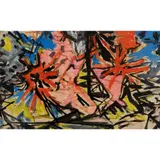 William Gear, Landscape, 1949, gouache on paper