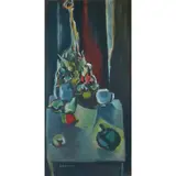 Jacob Bornfriend, The Vegetable Net, oil on canvas