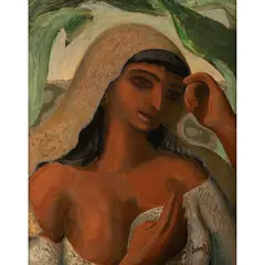 Leon Underwood, Marina, 1930, oil on canvas