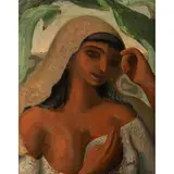 Leon Underwood, Marina, 1930, oil on canvas