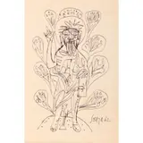 F. N. Souza, Untitled (Christ), 1962