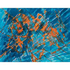 Stanley William Hayter, Envol à l'Aube, 1959, oil on canvas