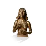 Jacob Epstein, Sixth Portrait of Kathleen, originally conceived 1941, bronze with gilded patina