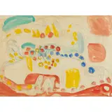 Gerald Wilde, Series B, No. 64, 1955, gouache, crayon and pencil on paper