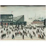 L. S. Lowry, Going to the Match, 1972