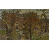 Heather Copley, October, Wharton Street, London, 1969, oil on canvas