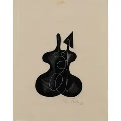 John Tandy, Abstract, Provence 2, wood engraving