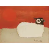 Mary Fedden, Sheep, 1987