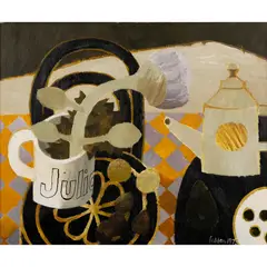 Mary Fedden, Julian's Mug, 1975, oil on canvas