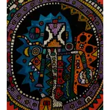 Alan Davie, Mandala No. 1, 2004, Opus G.2538, gouache on paper