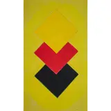 Terry Frost, Untitled, oil and collage on card
