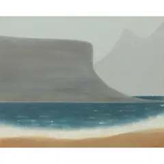 ISLAND CLIFFS by Bet Low, watercolour, sold Apr 2021