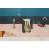 Leon Morrocco, SLEEPING FIGURES ON A BEACH, 1969-70