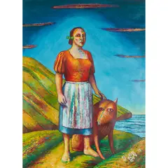 Neil MacPherson, THE HARVEST, oil on board