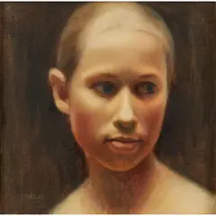 Denise Findlay, UNTITLED (HEAD STUDY), oil on canvas