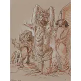 Peter Howson, REDEMPTION, 2012, mixed media on paper