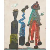 Alan Davie, BLUE ZIGGY AND FRIENDS, 2011