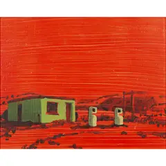 Graham Crowley, SERVICES, 2002, oil on board