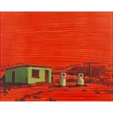 Graham Crowley, SERVICES, 2002, oil on board
