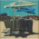 Peter Nardini, BEACH UMBRELLA, acrylic