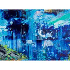 James Hawkins, NORTH UIST FROM HARRIS, acrylic on board