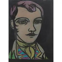 Adrian Wiszniewski, BURNS II, 2012, Oil on canvas