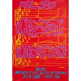 MONTREUX JAZZ FESTIVAL by Andy Warhol, 1986, Screenprint, sold Apr 2021