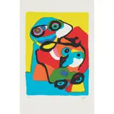 MOTHER AND CHILD by Karel Appel, 1972, Lithograph, E.A., sold Apr 2021