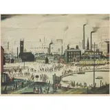 L. S. Lowry, AN INDUSTRIAL TOWN, Off-set lithograph, 174/500