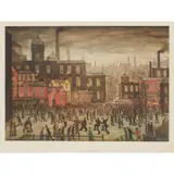 L. S. Lowry, OUR TOWN, Off-set lithograph, 343/850
