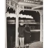 O. Winston Link, THE POPES AND THE LAST PASSENGER TRAIN, MAX MEADOWS, VIRGINIA, 1958, Silver gelatin print, artist's copyright no. NW1648