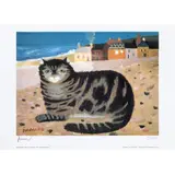 Mary Fedden, CAT ON A CORNISH BEACH