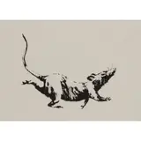 GDP RAT by Banksy, 2019, Screenprint, sold Apr 2021